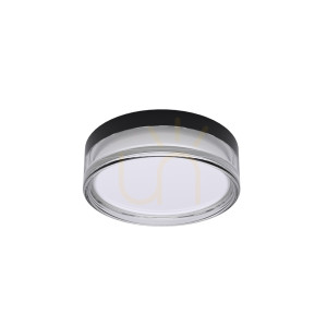Plafón Italux Rilta LED čierny 18W IP65 23 cm PLF-73527-S-BK