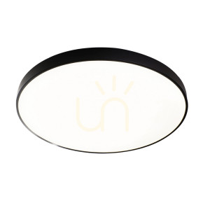 Plafón Italux Ateia LED čierny 40 cm IP44 PLF-53472-BK