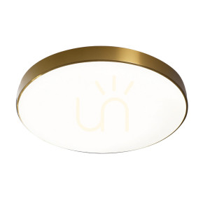 Plafón Italux Ateia LED zlatý biely 40 cm PLF-53472-GD