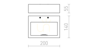 Rendl Neman nástenná lampa biela 230 V Led 10 W 3000 K