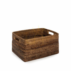 Kôš na časopisy Colonial Collection prírodná hnedá L 46x36x23 cm