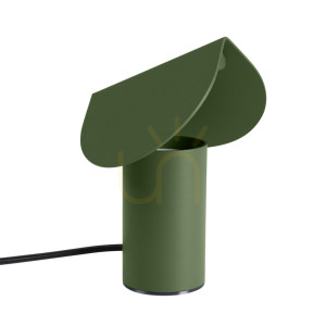 Stolná lampa BISCUIT olivovo zelená LED 3000K