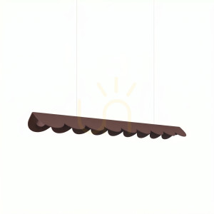 BISCUIT 100 hnedá LED 3000K závesná lampa