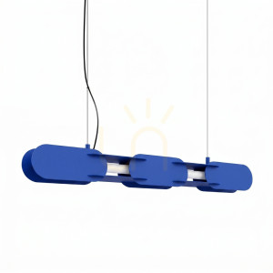 CHAIN 91 ultramarínová LED závesná lampa 3000K