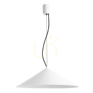 Závesná lampa FINT biela LED 4000K