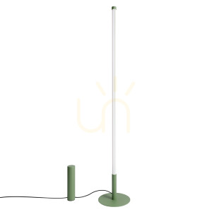 Podlahová lampa TRANG sage 4000K