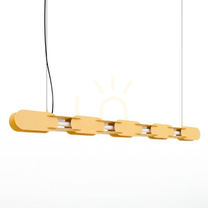 CHAIN 158 žltá LED 4000K závesná lampa