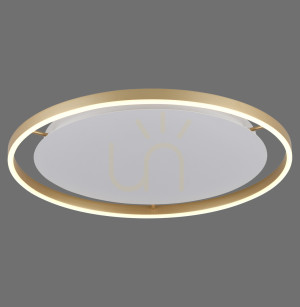 RITUS Plafond 15392-60 Mosadz 1xLED