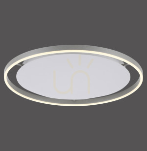 Plafón RITUS 15392-95 Silver 1xLED