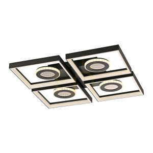 TRAFORO 6855-18 Plafón čierny 1xLED
