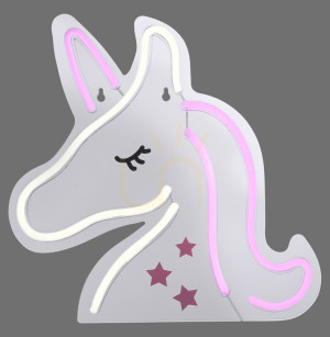 NEON-UNICORN 85025-70 Viacfarebné nástenné svietidlo 1xLED