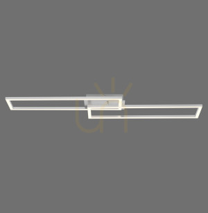 Plafón IVEN 14691-55 Silver 1xLED