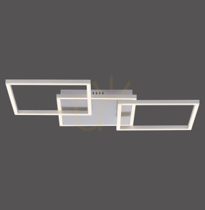 Plafón IVEN 14003-55 Silver 3xLED