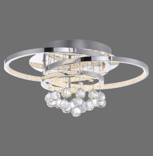 Plafón ROTAZO 6267-17 Chrome 1xLED