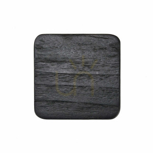 Podložka pod materiál BAZAR BIZAR čierna rustikálna 10x10 cm