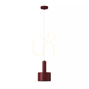 Závesné svietidlo Sigma VITRUM maroon E27 17 cm 41638