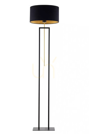 Stojacia lampa Sigma MARII čierna/zlatá, E27, 167 cm, SKU 41838