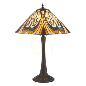 Stolová lampa Interiors Hector Tiffany multicolor 112185