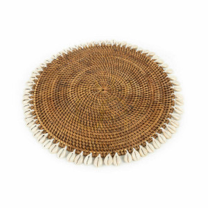Podložka Shell BAZAR BIZAR prírodná hnedá 40x40 cm Best Seller