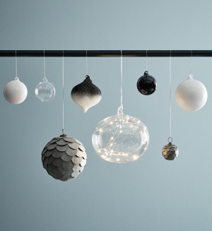 LED sklenená dekoračná guľa Markslojd 18 cm transparentná batériová 704471
