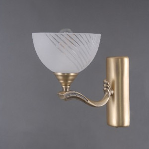 Glasberg Aphrodite Classic 1 mosadzná nástenná svietidlo 317024601