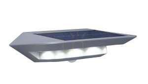 Vonkajšie nástenné svietidlo Lutec GHOST 6901401337 LED 2W šedé s pohybovým senzorom