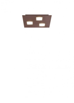 Stropné svietidlo Fabbian Quarter F38 5W 30x30cm - Bronz - F38 G09 14