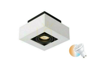 Stropné svietidlo Lucide XIRAX biele GU10 5W 320lm 09119/06/31