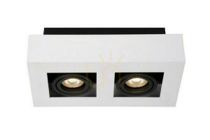 Stropné svietidlo Lucide XIRAX biele LED GU10 2x 5W 09119/11/31