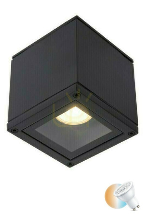 Plafón Lucide AVEN čierny IP65 GU10 22963/01/30