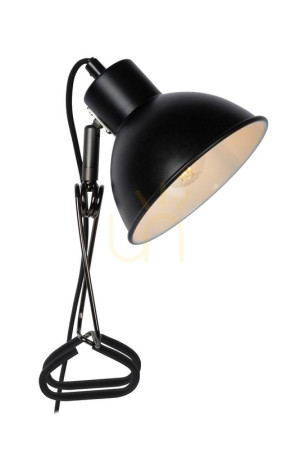 Stolová lampa Lucide MOYS čierna oceľ E27 45987/01/30
