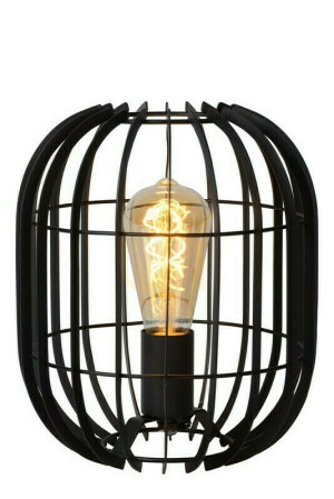 Stolová lampa Lucide REDA čierna kov E27 26 cm 78599/01/30