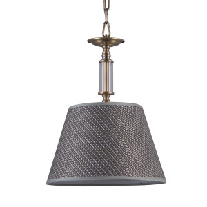 Závesná lampa Italux Zanobi E14 bronzová, oceľ sklo, PND-43272-1