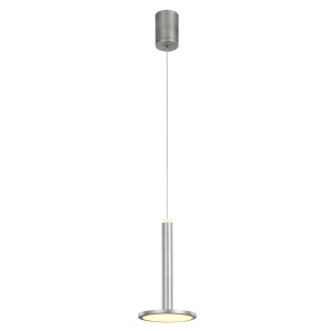 Závesné LED svietidlo Italux Oliver strieborné 12W 3000K MD17033012-1A S.NICK