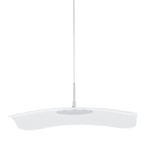 Prívesné LED svietidlo Italux Blossom chróm/transparentné 8W MD16098002-1A