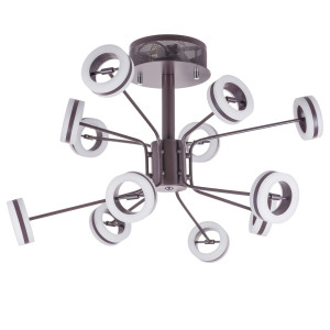 Plafón Italux Metis hnedý LED 57,6W 3000K AX16002-12A COFFEE