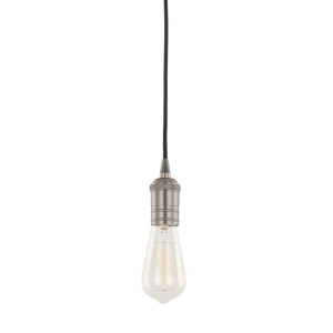 Závesné svietidlo Italux Atrium čierne E27 DS-M-036 MATT BLACK
