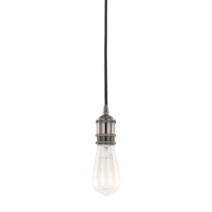 Závesné svietidlo Italux Classo čierne E27 10 cm DS-M-034 SHINY BLACK