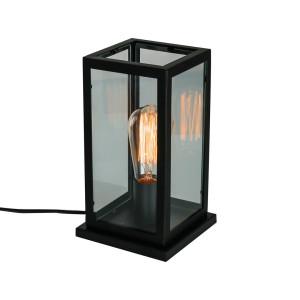Stolová lampa Italux Laverno čierna matná E27 MT-202621-1-B