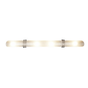 Nástenné svietidlo Italux Caro E14 4x LED strieborné mliečne sklo MB977A-4