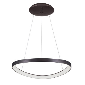 Závesná LED lampa Italux Morfi 48W 3000K hnedá/biela 65 cm 5355-848ROP-BC-3