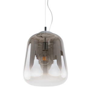 Závesná lampa Italux Lanila dymová E27 MD-1712-4