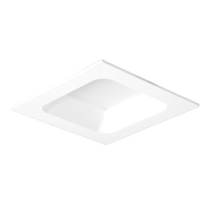 Zapustené LED svietidlo Italux Rossi Square biele IP44 20W DG-203S/WK-WW