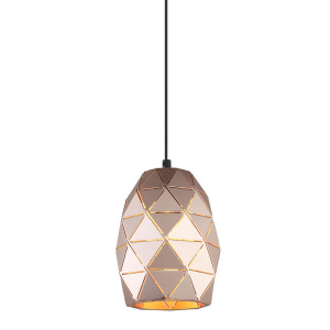 Závesná lampa Italux Harley E27 zlatá MDM-3480/1 GD