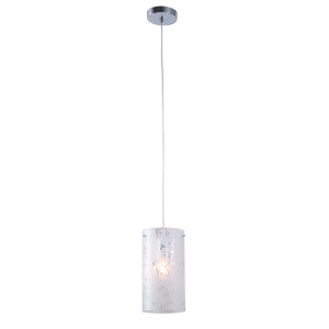 Závesná lampa Italux Rico E27 biela chróm MDM1587/1A