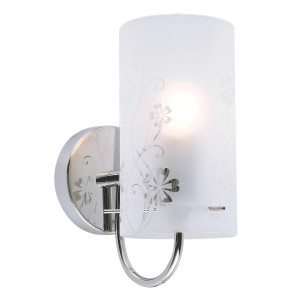 Nástenné svietidlo Italux Valve chróm E27 MBM1672/1