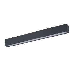 Nástenné LED svietidlo Italux Thiago čierne IP44 18W GS-LCLC BK