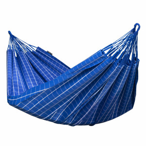 Catargo Hängematte 220 x 160 cm, Belastbarkeit bis 220 kg, Blau