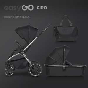 Wózek 2w1 EasyGo Giro Ebony Black