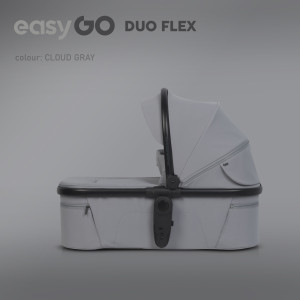 Gondola do wózka rok po roku EasyGo Duoflex Cloudy Gray